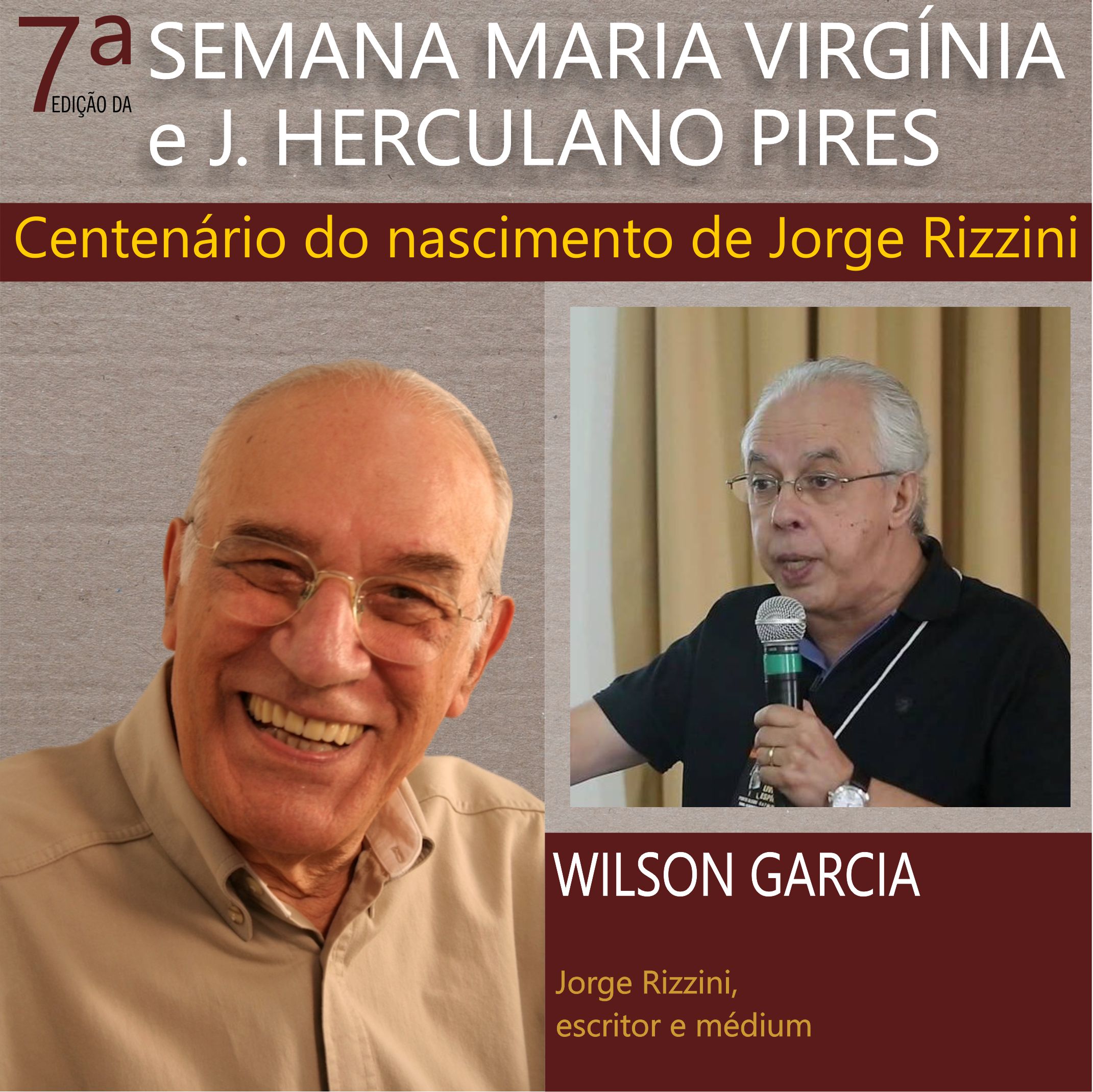 WILSON GARCIA - Jorge Rizzini, escritor e médium