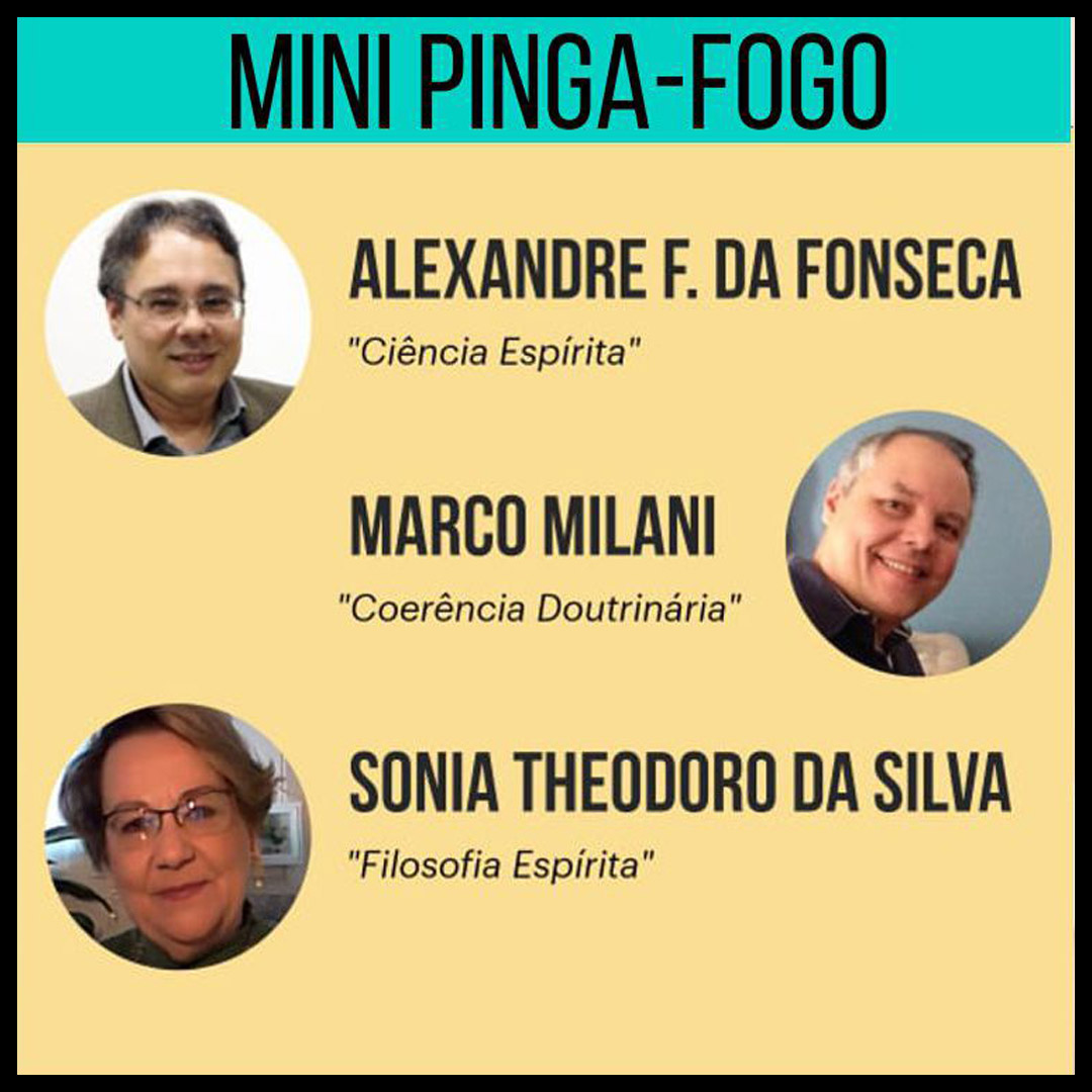 Alexandre M. da Fonseca, Marco Milani e Sonia Theodoro da Silva -  Mini Pinga-Fogo 